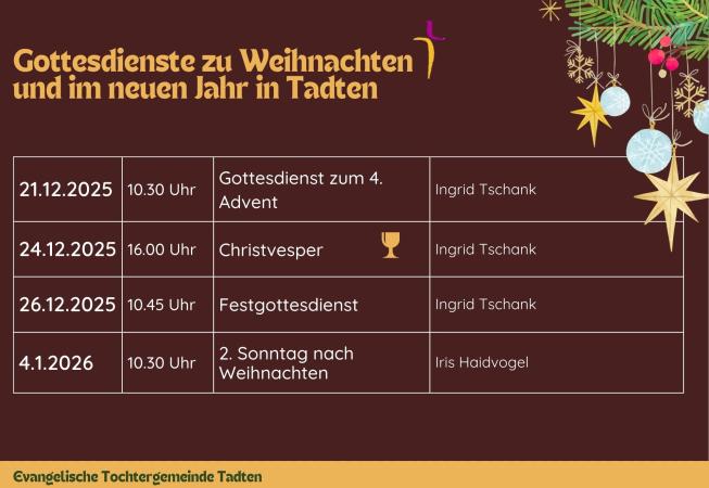 Weihnachten in Tadten